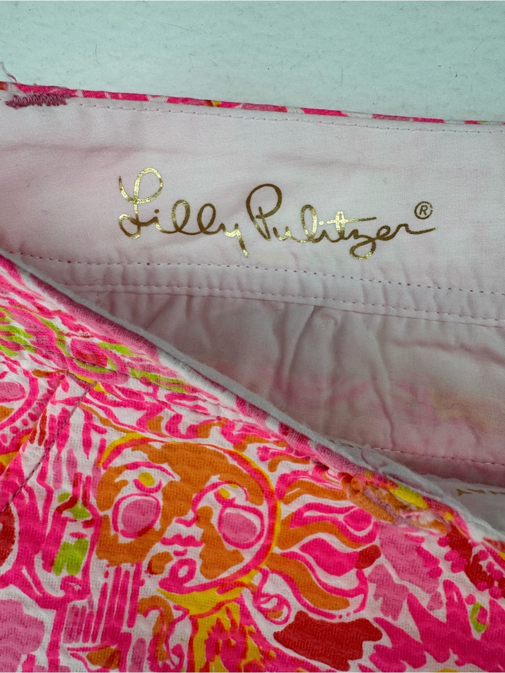 Lilly Pulitzer Callahan Shorts Pink Yellow Sun Print Size 4 preppy tropical - Picture 3 of 6